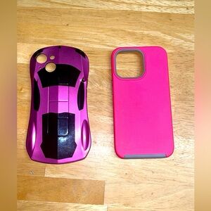 Bundle of 2 Pink IPhone 13 Cell Phone Cases